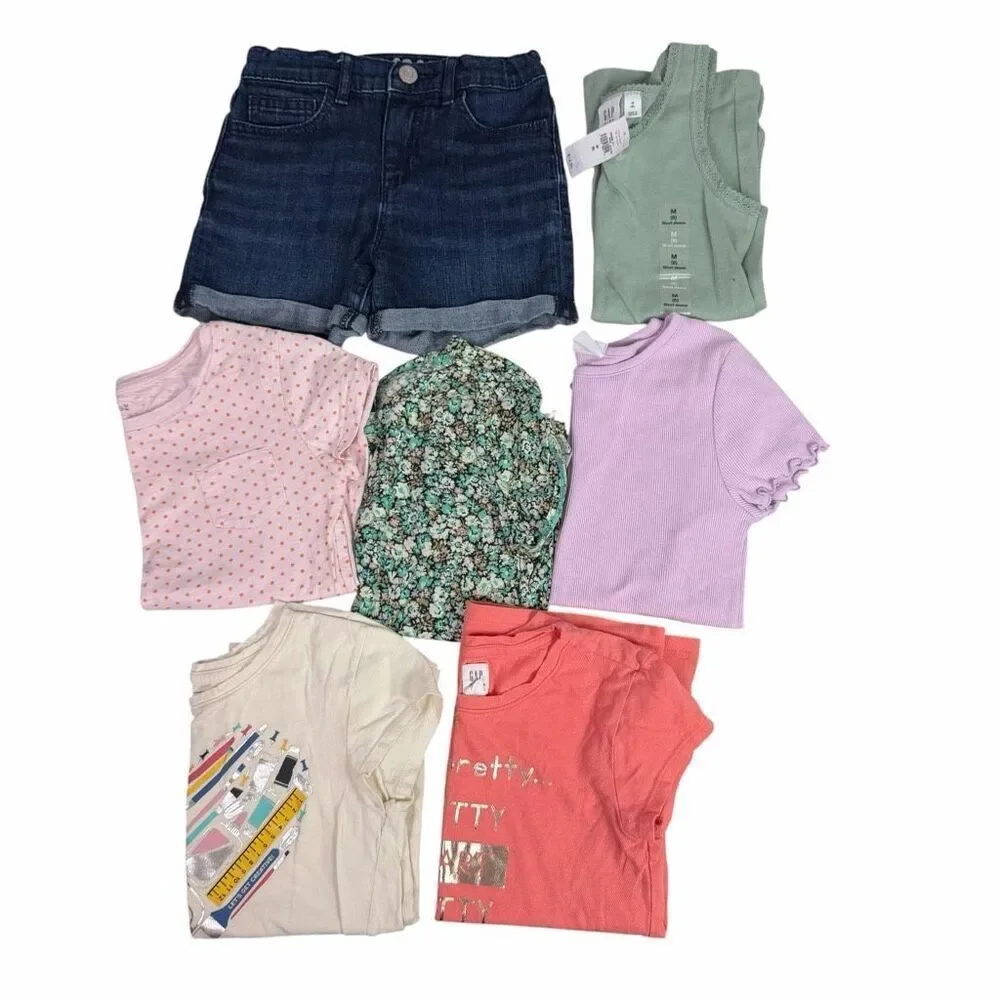 Gap Kids size 8 Dark Wash Shorts and Tank